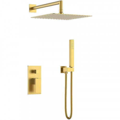 Душевая система Boheme Qubic 474-3-MG Золото матовое