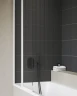 Смеситель для душа Ravak Chrome II CR II 063.20BL.O2 X070467 с термостатом цвет Черный матовый