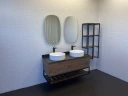 Стеллаж Comforty Порто 50 00-00000829 подвесной Дуб темно-коричневый МДФ / ЛДСП