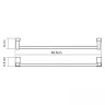Полотенцедержатель WasserKRAFT Leine K-5050 Хром