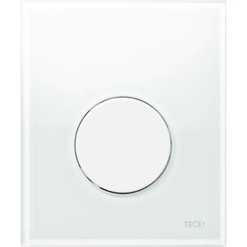 Кнопка смыва для инсталляции Tece Loop Urinal Glass 9242650 Белая
