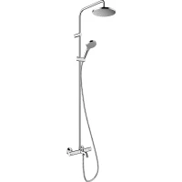 Душевая система Hansgrohe Vernis Blend Showerpipe 26274000 с термостатом Хром латунь на стену