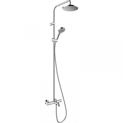 Душевая система Hansgrohe Vernis Blend Showerpipe 26274000 с термостатом Хром латунь на стену
