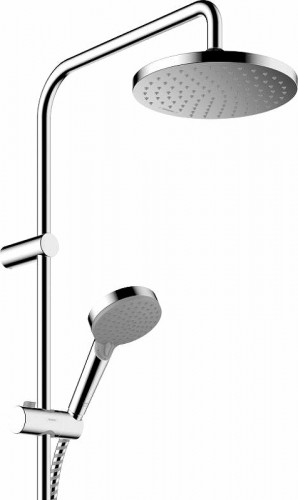 Душевая система Hansgrohe Vernis Blend Showerpipe 26274000 с термостатом Хром латунь на стену