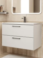 Тумба под раковину Uperwood Foster New 80 TFosterNEW80w подвесная цвет Белый матовый