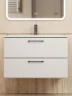 Тумба под раковину Uperwood Foster New 80 TFosterNEW80w подвесная цвет Белый матовый