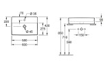 Раковина Villeroy&Boch Memento 2.0 60 4A076001 Альпийский белый