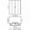 Душевой уголок WasserKRAFT Lippe 150x100 45S49 профиль Серебристый стекло прозрачное