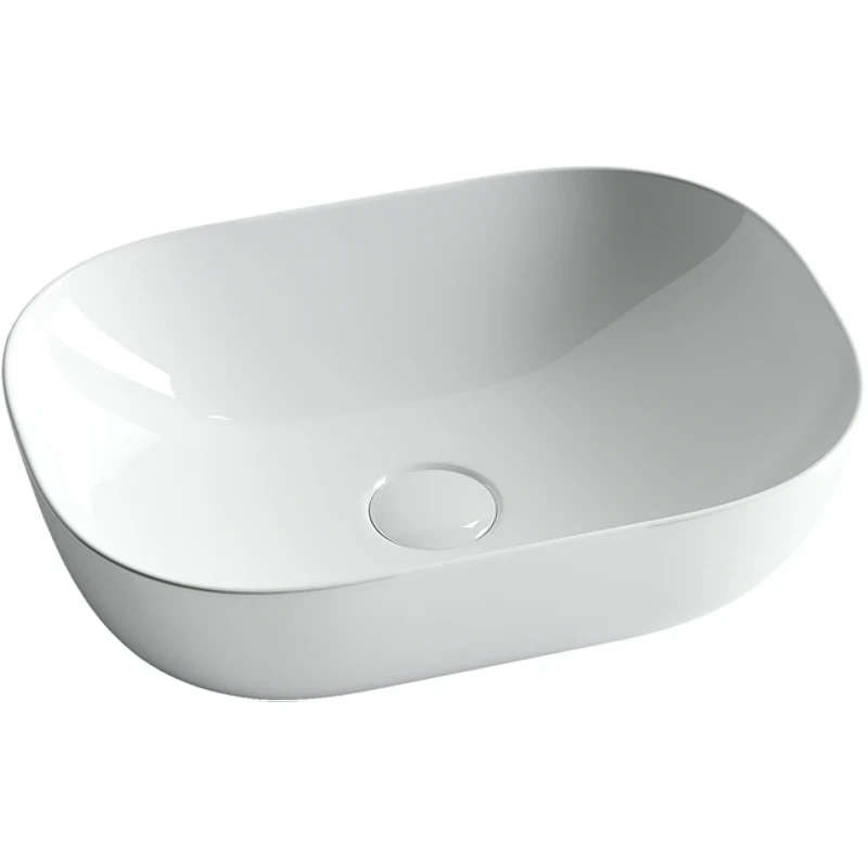 Раковина-чаша Ceramicanova Element 46 CN6009 Белая фарфор накладная