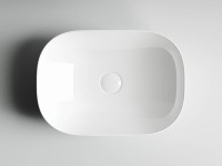Раковина-чаша Ceramicanova Element 46 CN6009 Белая фарфор накладная