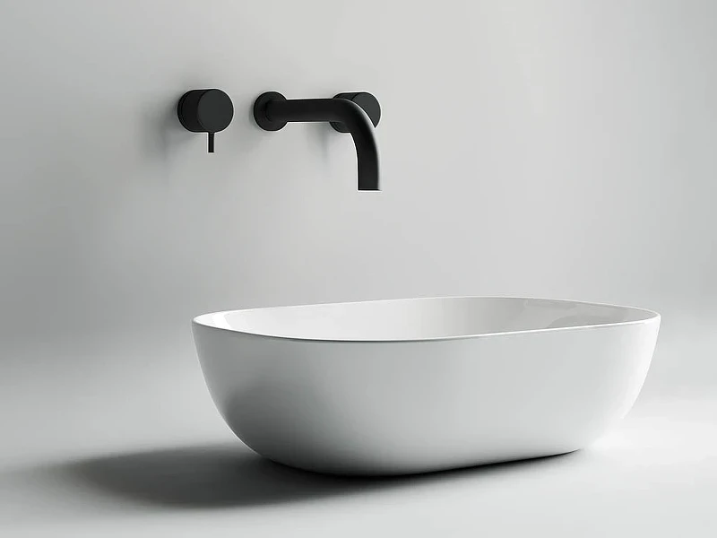 Раковина-чаша Ceramicanova Element 46 CN6009 Белая фарфор накладная