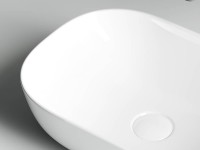 Раковина-чаша Ceramicanova Element 46 CN6009 Белая фарфор накладная