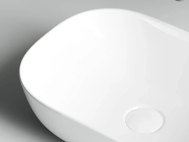 Раковина-чаша Ceramicanova Element 46 CN6009 Белая фарфор накладная