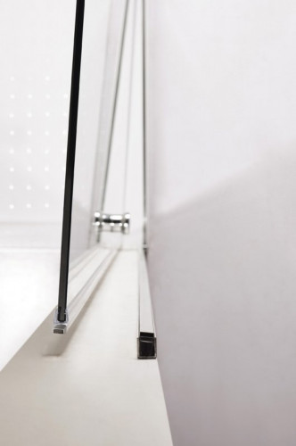 Душевая дверь Cezares Eco 60 ECO-O-B-1-60-C-Cr профиль Хром стекло прозрачное