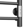 Электрический полотенцесушитель Mixline Vega 80х50 556424 цвет Черный матовый