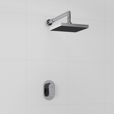 Душевая система WasserKRAFT A12028 Хром латунь встраиваемый