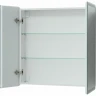 Зеркальный шкаф Aquanet Оптима 70 311861 с подсветкой Белый МДФ / ЛДСП, стекло