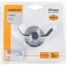 Двойной крючок Fixsen Comfort Chrome FX-85005A Хром