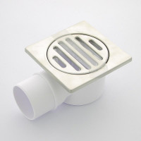 Душевой трап McAlpine MRFG4 с решеткой цвет Белый