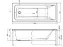 Акриловая ванна Aquanet Aura 165х70 362711 цвет Белый