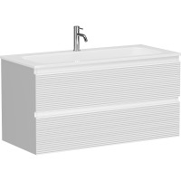 Тумба под раковину Sancos Folk 100 FL100W подвесная Bianco МДФ / ЛДСП