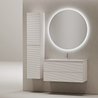 Тумба под раковину Sancos Folk 100 FL100W подвесная Bianco МДФ / ЛДСП