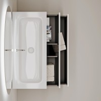 Тумба под раковину Sancos Folk 100 FL100W подвесная Bianco МДФ / ЛДСП