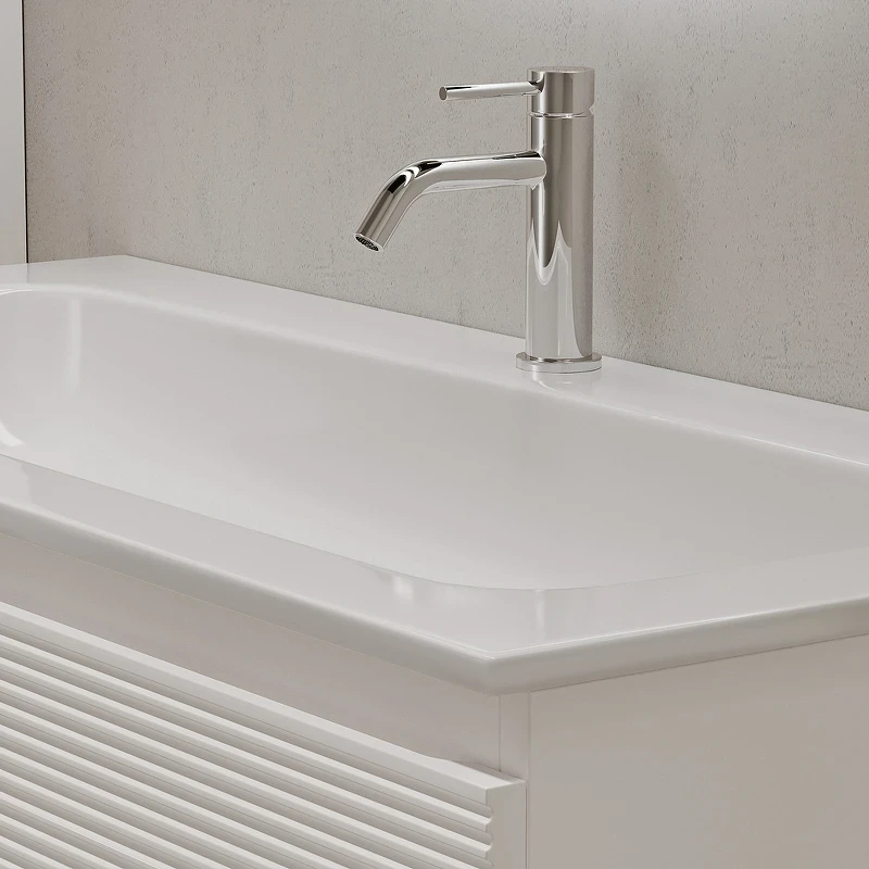Тумба под раковину Sancos Folk 100 FL100W подвесная Bianco МДФ / ЛДСП