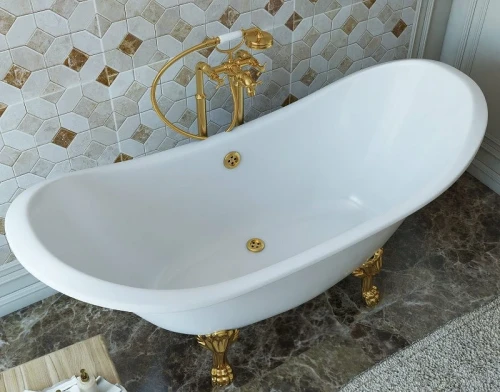 Ванна из искусственного камня Эстет Скарлетт 180х77 ФР-00001245 без гидромассажа