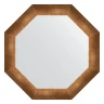 Зеркало Evoform Octagon 57х57 BY 3994 в багетной раме - Состаренная бронза 66