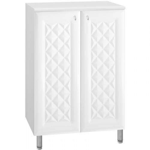 Комод Style Line Канна 60 напольный Белый глянец МДФ / ЛДСП