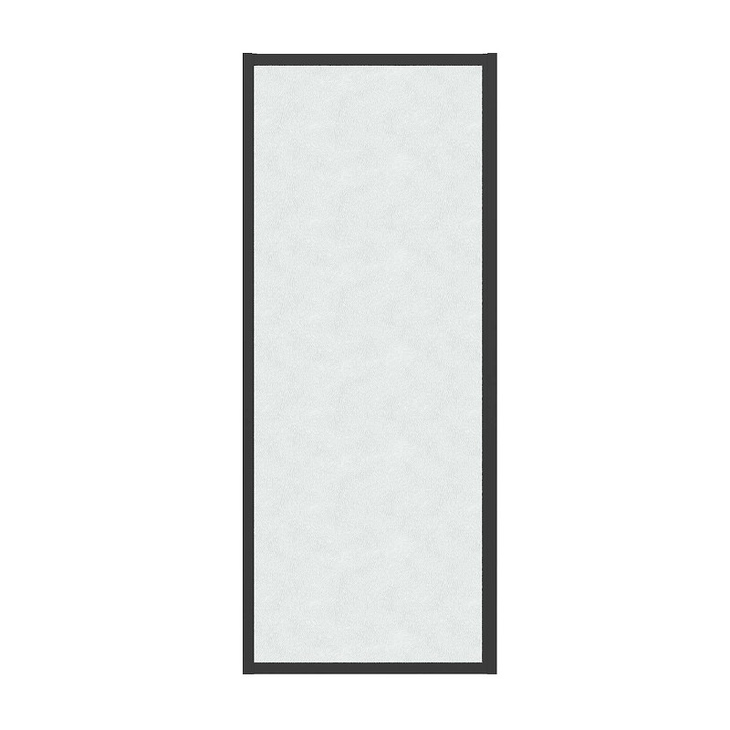 Душевая стенка Grossman Cosmo 100 200.K33.02.100.21.02 профиль Черный матовый стекло шиншилла