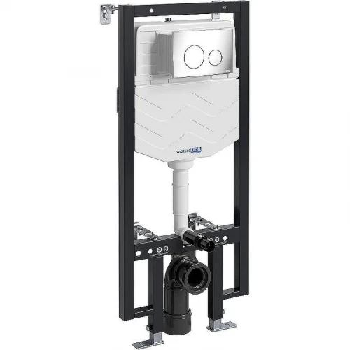 Инсталляция WasserKRAFT Vils 56TLT.010.ME.CH02 для унитаза с клавишей смыва Хром