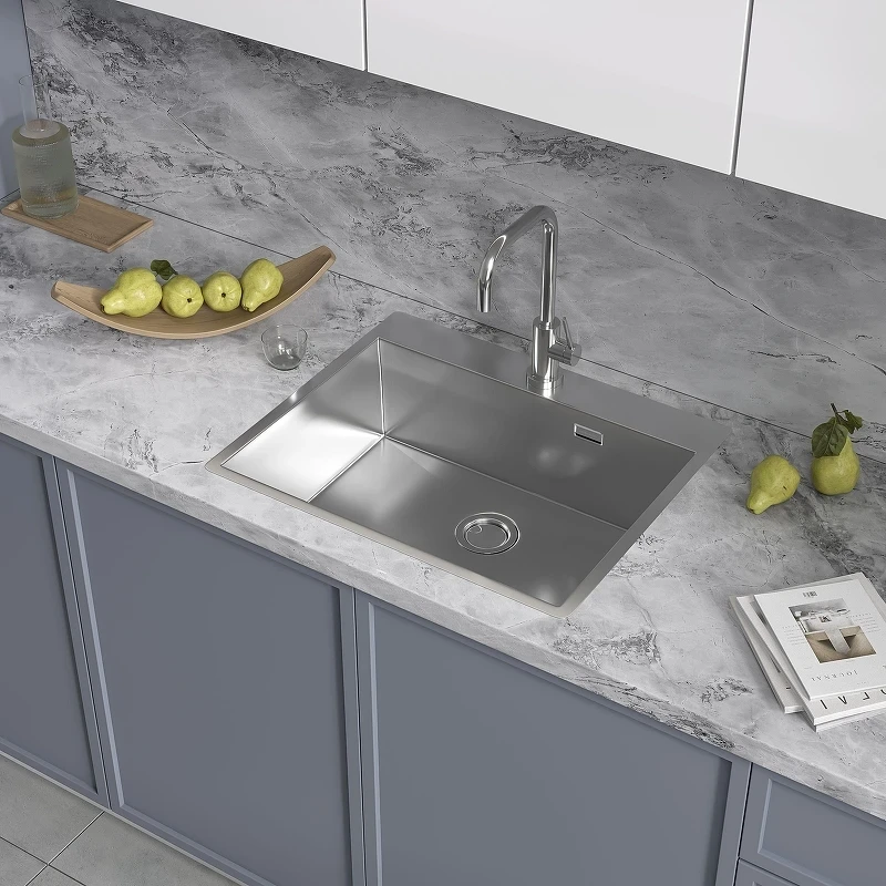 Кухонная мойка Reflexion Iseo 60 RX2260SS цвет Полированная сталь