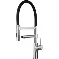 Смеситель для кухни ZorG Inox SZR-1010 Нержавеющая сталь Черный нержавеющая сталь