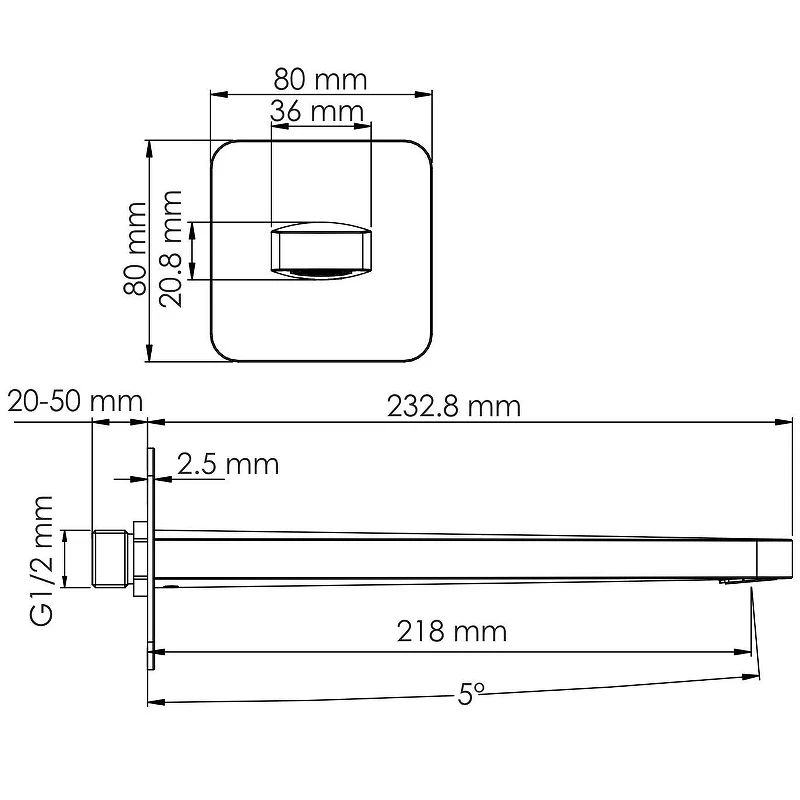 Душевая система WasserKRAFT Asphe A7751.288.289.338.329.290.292.291 Розовое золото латунь встраиваемый