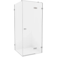 Душевой уголок New Trendy Avexa Chrome 110х100 R EXK-1498 профиль Хром стекло прозрачное