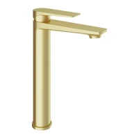 Смеситель для раковины Aqueduto LINHA LIN0350 цвет Шлифованное золото