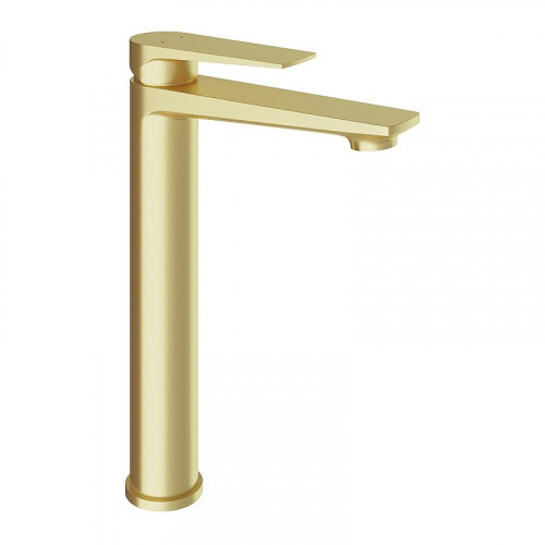 Смеситель для раковины Aqueduto LINHA LIN0350 цвет Шлифованное золото