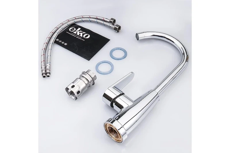 Смеситель для кухни Ekko E40057 цвет Хром