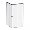 Душевой уголок AM.PM X-Joy 100х100 W94G-403-100100-BT1K профиль Черный матовый стекло прозрачное
