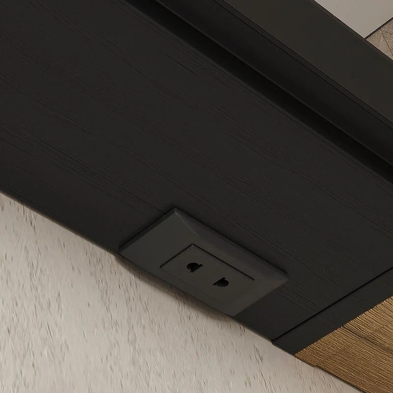 Зеркальный шкаф Equil Strong 50 szSTRONG.LED.50.1D.R/L-35 с подсветкой цвет Дуб черный