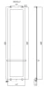 Электрический полотенцесушитель Allen Brau Infinity 180x44 00325662 цвет Черный