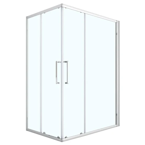 Душевой уголок Loranto 120х80 CS-AB01C-128 профиль Хром стекло прозрачное