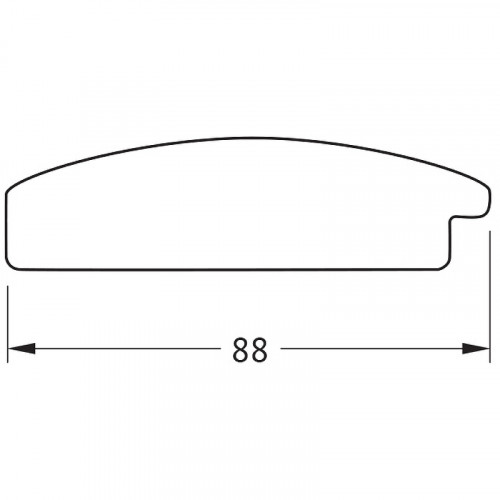 Зеркало Evoform Exclusive 87х57 BY 3946 с фацетом в багетной раме - Медная кольчуга 88 мм стекло