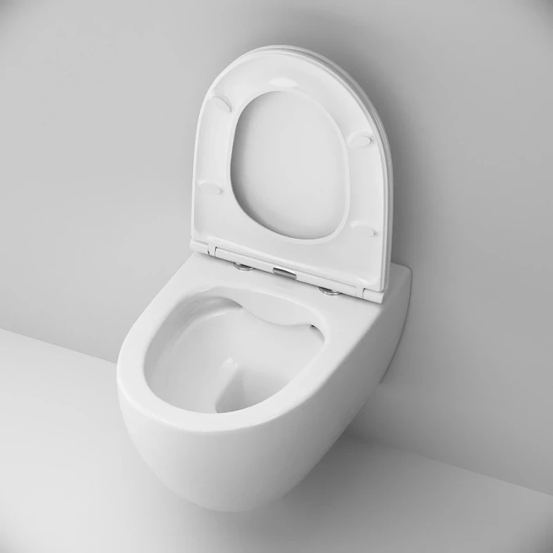 Комплект унитаза с инсталляцией AM.PM Awe FlashClean IS49001.111700 с сиденьем Микролифт и Белой клавишей смыва фарфор подвесной
