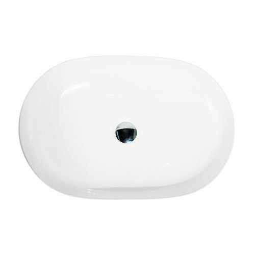 Раковина-чаша Art&amp;Max 61 AM5415-W Белая фаянс накладная