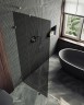 Душевая перегородка Maybah Glass MGD-275-4 890x1950 коннектор стена-стекло Хром глянцевый стекло графитовое