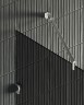 Душевая перегородка Maybah Glass MGD-275-4 890x1950 коннектор стена-стекло Хром глянцевый стекло графитовое
