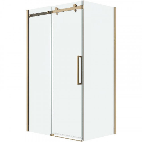 Душевой уголок Grossman Classic 100х90 120.K33.04.1090.32.00 профиль Золото сатин стекло прозрачное